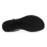 ECCO Flowtedge LX, Sandalias con tacón Mujer, Color Negro, 38 EU
