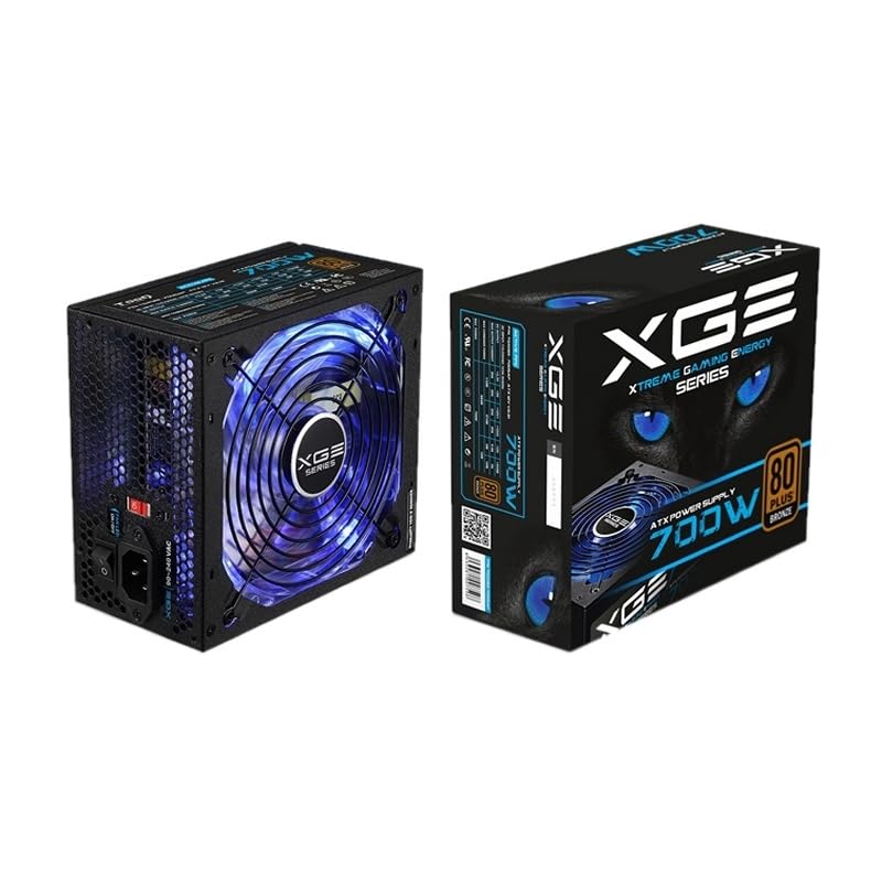 Fuente de Alimentación 80+ 700W, eficiente y fiable, Ideal para Equipos de Alto Rendimiento y Gaming.