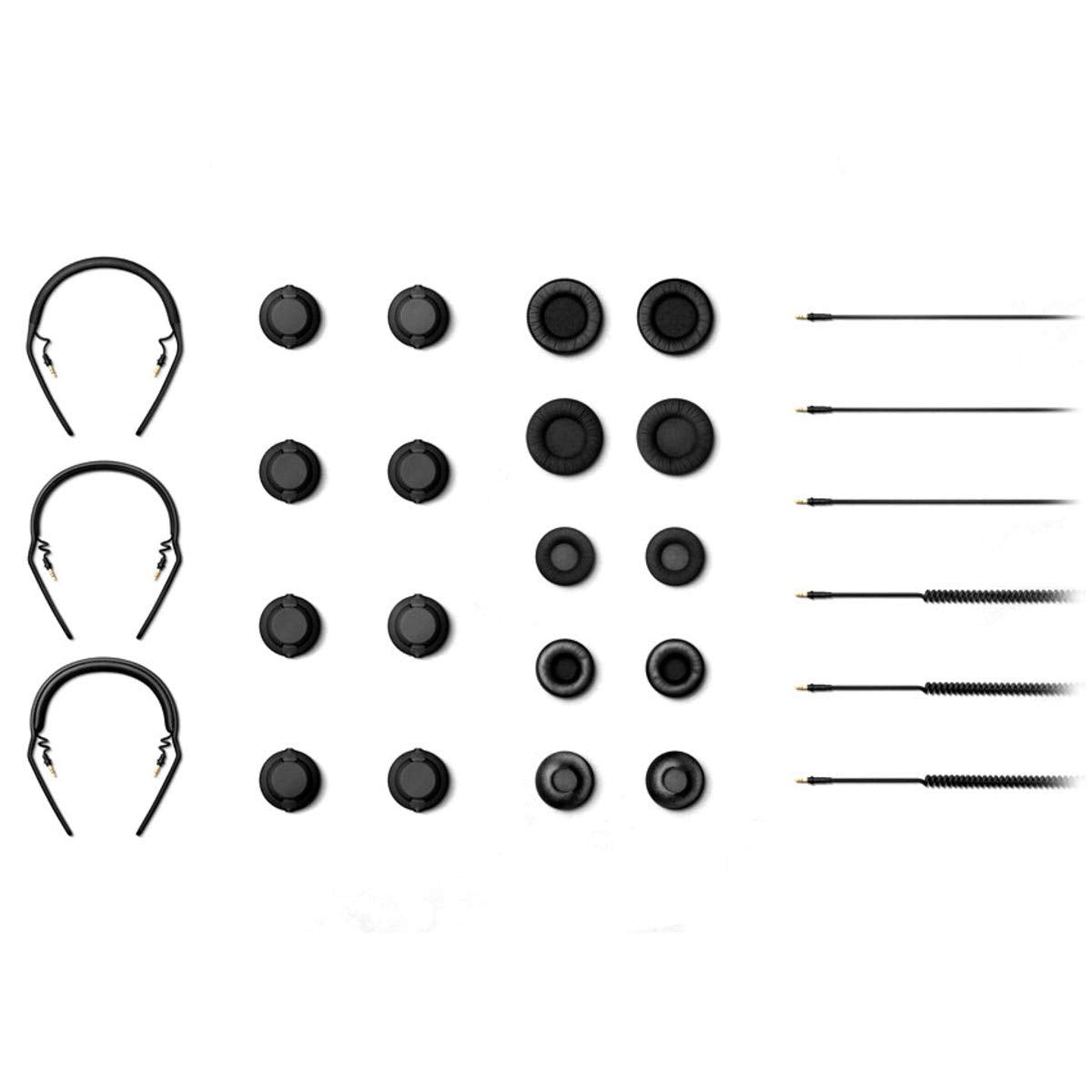 AIAIAI TMA-2 Auriculares Profesionales - Almohadillas EO8 - Alcantara Over Ear (Par), Negro