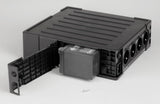 Eaton Ellipse Pro 650 DIN - Fuente de alimentación ininterrumpida (SAI) - Potencia 650 VA con protección contra sobrevoltaje (4 Salidas Schuko) y regulación de Voltaje (AVR), Negro
