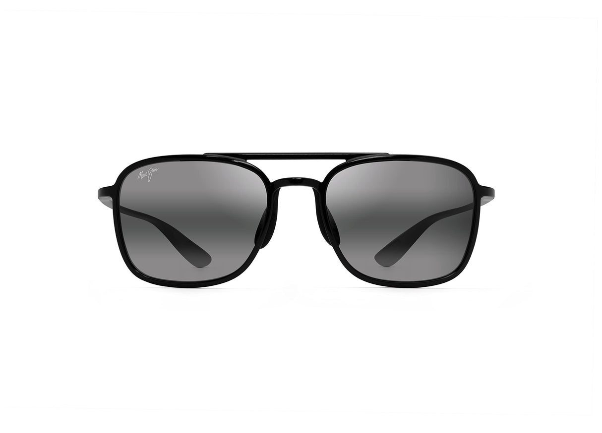 Maui Jim Keokea Gafas, Black, 55-19-150 Unisex Adulto