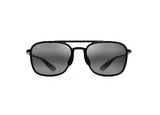 Maui Jim Keokea Gafas, Black, 55-19-150 Unisex Adulto