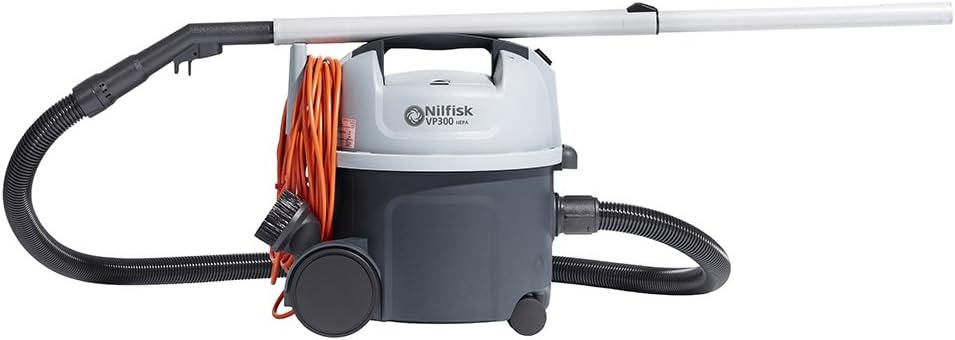 Nilfisk Professional Vacuum Cleaner VP300 HEPA EU1 (800/400 W, Air Flow: 32/25 L/Dry; Industrial Vacuum Cleaner, Dry Vacuum) 41600870
