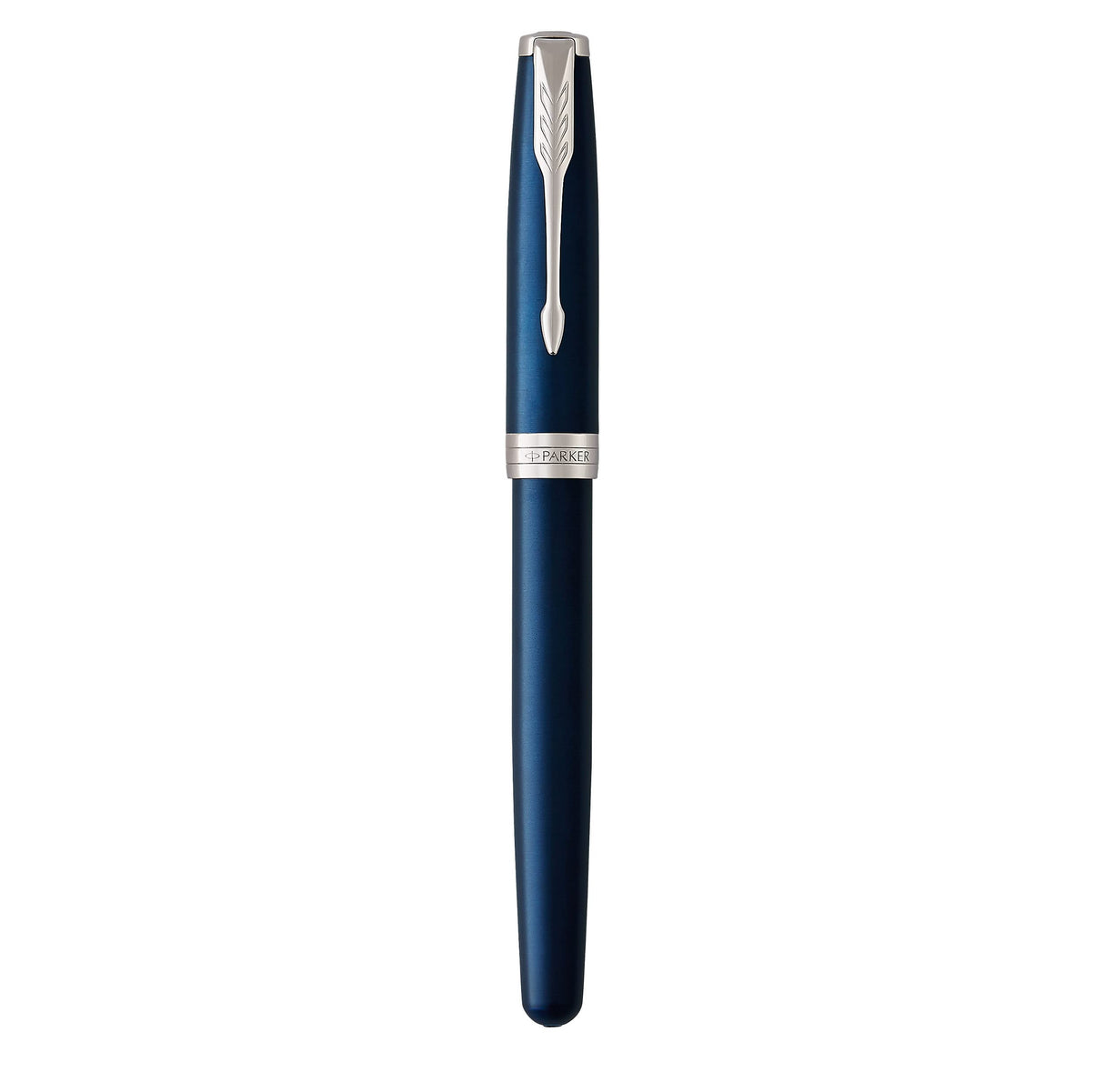Parker Sonnet - Bolígrafo roller (lacado en azul, con adorno acabado en paladio y punta fina, en estuche)