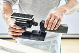 Festool Systainer RTSC 400 3.0 I-Set - Deslizador de batería (incluye batería BP 18 Li 3,0, cargador rápido, adaptador de red (incluye cable de alimentación Plug IT), zapata, protector, bolsa de