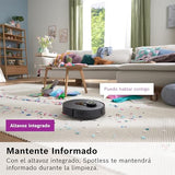 Bosch - Robot Aspirador Spotless MAX, BCRDW3B, aspira y friega, Potencia 11.000 Pa, Almohadillas giratorias, estación Seca-húmeda, Visión Inteligente luz estructurada, Bosch Home Connect App, Negro