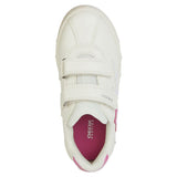 Geox J Skylin Girl A, Zapatillas, Color Blanco Fucsia, 30 EU
