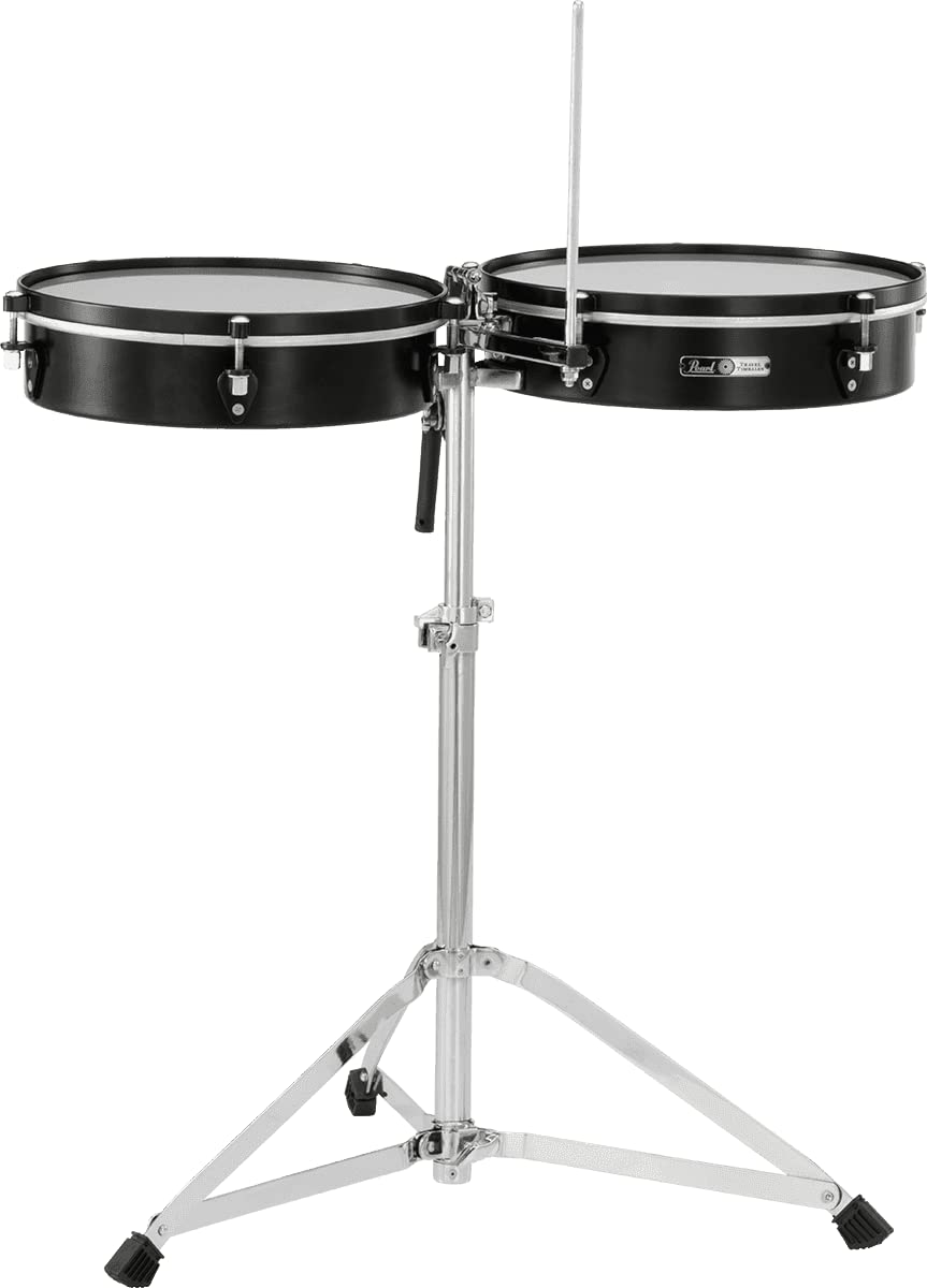 PEARL Timbales Travel 14" et 15" avec stand