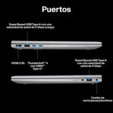 HP Laptop 14" 16 GB RAM 512 GB SSD QWERTY Español AMD RYZEN 7 8840HS - Marca EAN: 0198415579461