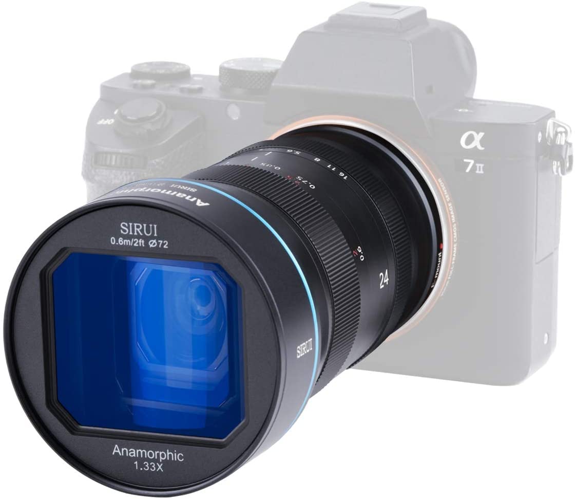 SIRUI Objetivo anamorfótico F2.8 de 24 mm 1.33x APS-C (X-Mount).