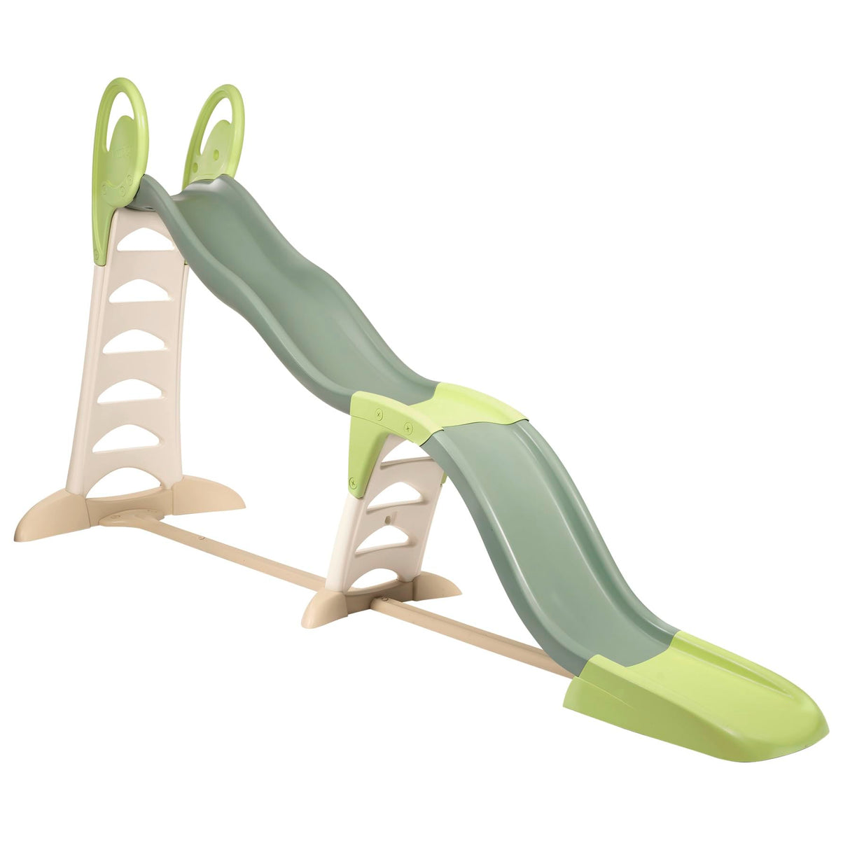 Smoby Life Tobogán Super Megagliss 2 en 1 - con Rampa Triple Onda, Conexión de Agua, Escalera Antideslizante, Protección UV, Material Reciclado, a Partir de 2 Años, Fácil Montaje (7600820201)