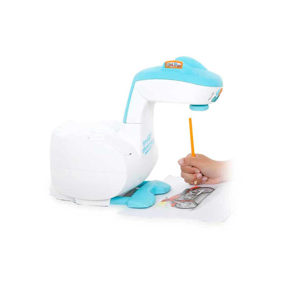 smART Sketcher Proyector smART2.0, dibuja, colorea ¡Calca Tus propias fotografías, Bluetooth, Multicolor, Famosa (700016750)