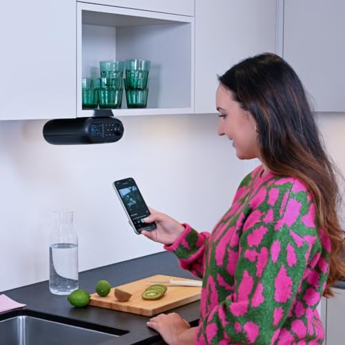 Hama | Radio Digital Internet Dab+/FM + Bluetooth RX + Wi‑Fi 2,4/5 GHz + Spotify Connect – Receptor Bluetooth – Despertador Doble – Negro