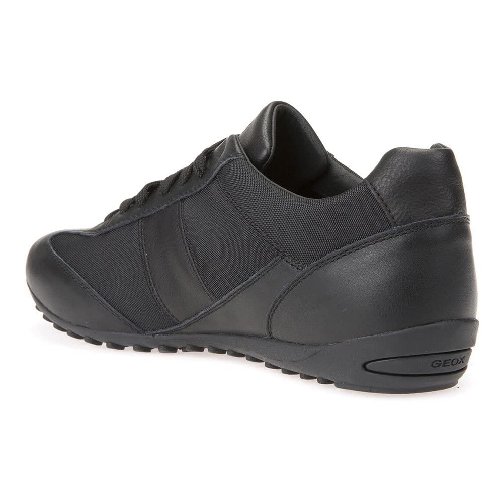 Geox U Wells A, Sneakers para Hombre, Negro (Black), 41 EU