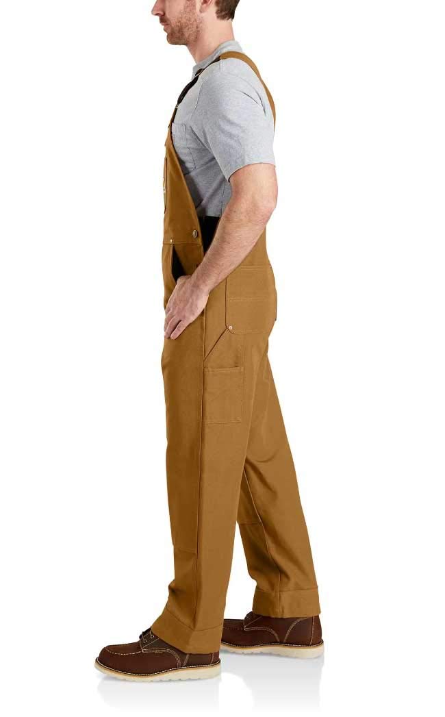 Carhartt, Hombre, Peto En Algodón De Lona, Corte Ligeramente Holgado, Marrón Carhartt®, W30 / L32