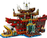 LEGO One Piece Restaurante Flotante Baratie - Maqueta de Barco para Adultos - Decoración Anime con Interior Detallado y 10 Minifiguras Inc. Luffy, Nami y Sanji - Regalo para Fans 75640