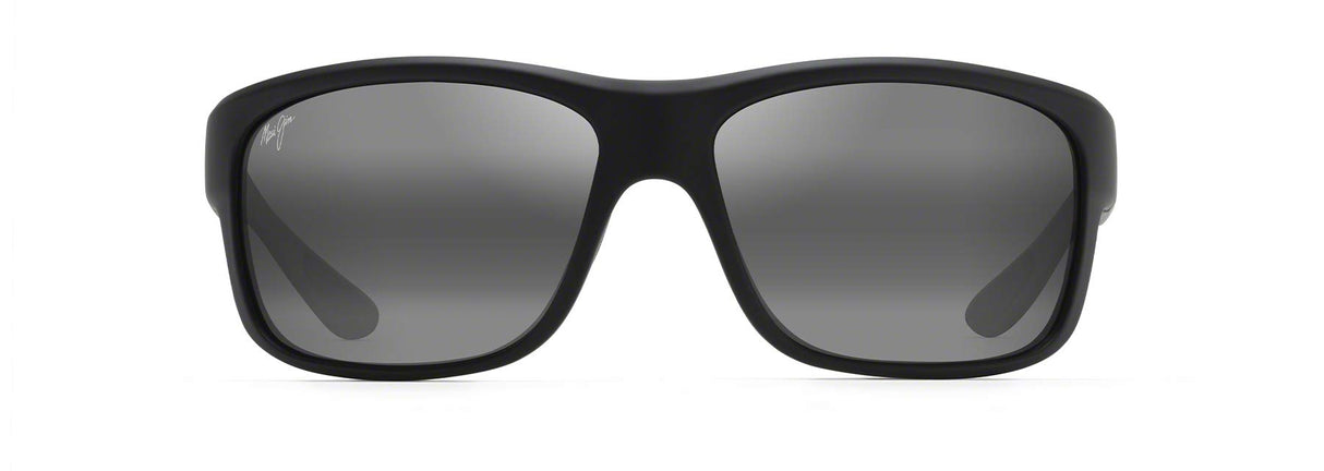 Maui Jim Southern Cross Gafas, Soft Black/Sea Blue/Grey, 63-15-120 Unisex Adulto