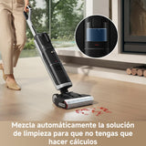 DREAME H14 Dual Aspirador en Seco y Húmedo 5 en 1, Solución de Limpieza con Proporción Inteligente, Se Puede Tumbar, Lavado del Cepillo a 60 °C en 5 min, 18.000 Pa de Succión, con Luz LED