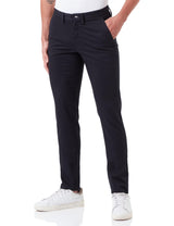 GANT Slim Twill Chinos Pantalones de Vestir, Black, 30W / 34L para Hombre