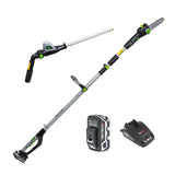 Murray IQ18PSHK 18V Li-Ion Sin cordón de 20cm Sierra Telescópica y el Cortasetos de 41 cm, Kit 2-en-1, Powered by Briggs & Stratton, 5.0AH batería y Cargador Incluido, Tubo Telescópico, 1688106