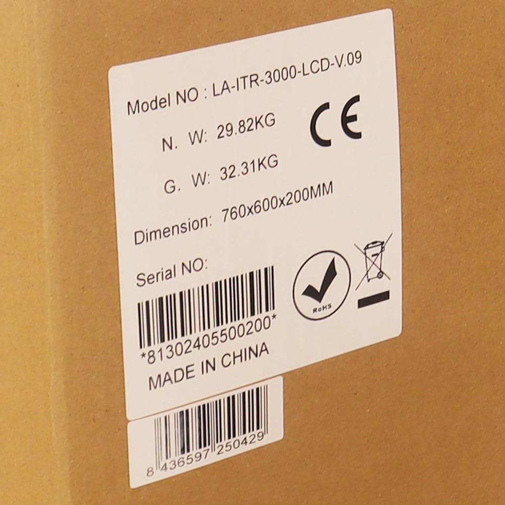 Lapara LA-ITR-3000-LCD-V0.9 Sistema de Alimentación Ininterrumpida SAI 3000VA 2700W LCD Interactivo Sinusoidal Rack