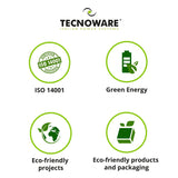 Tecnoware Power Systems SAI EVO DSP Plus 3600, Alta Protección contra Apagones, Autonomía hasta 40 Min, 8 Salidas IEC, Alta Eficiencia 94%, Interfaz USB/RS232/SNMP, Potencia 3600 VA
