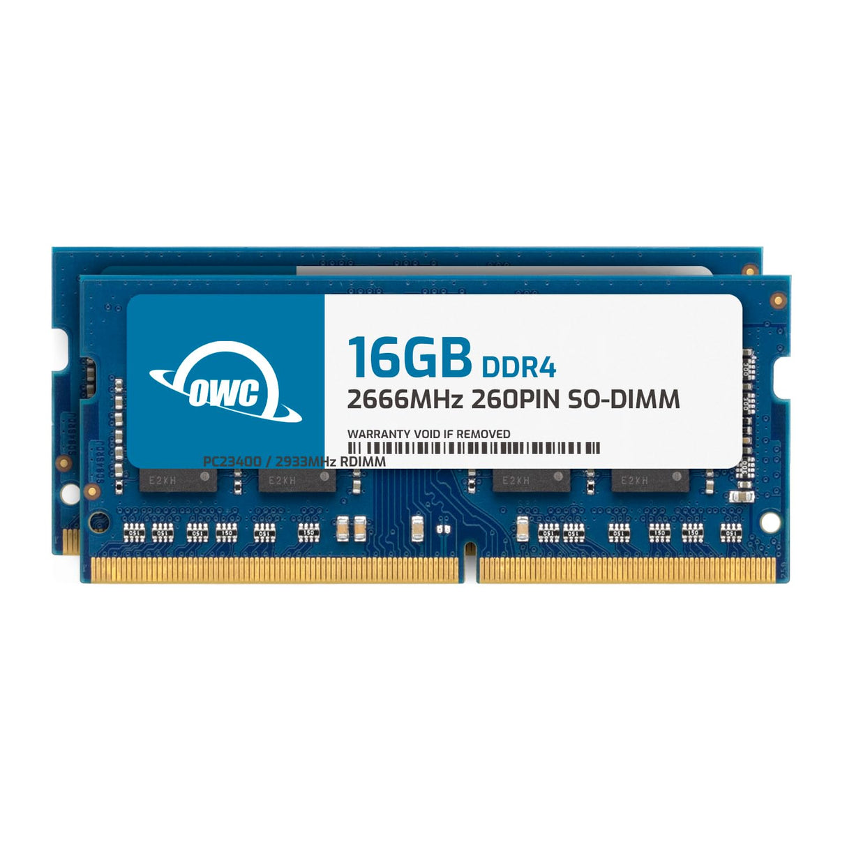 OWC 32.0GB (2 x 16GB) 2666MHz DDR4 PC4-21300 SO-DIMM Actualización de Memoria de 260 Pines, (2666DDR4S32P), para iMac 2019-2020 de 27 Pulgadas (iMac19,1 iMac20,1 iMac20,2)