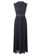 APART Fashion Abendkleid Vestido, Azul Oscuro, 36 Mujeres