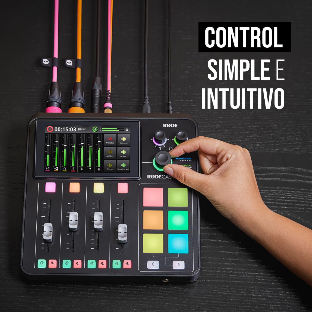 RØDECaster Duo Solución de producción todo en uno para podcasts, streaming, producción musical y creación de contenidos