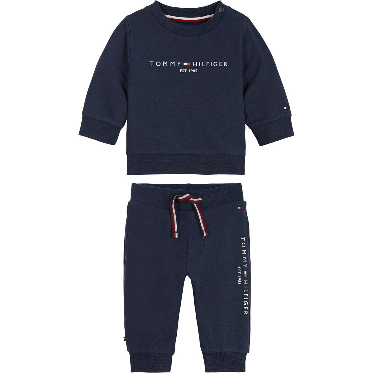 Tommy Hilfiger Chándal Bebés Tejido elástico, Azul (Twilight Navy), 9 Meses