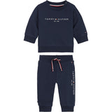 Tommy Hilfiger Chándal Bebés Tejido elástico, Azul (Twilight Navy), 9 Meses