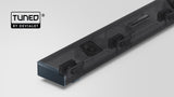 SHARP HT-SBW53121(SL) Soundbar 3.1.2 Dolby Atmos/DTS:X, subwoofer inalámbrico, barra de sonido elegante y potente con altavoces que emiten hacia arriba, sonido envolvente 3D. P. Maxima 550w color Gris