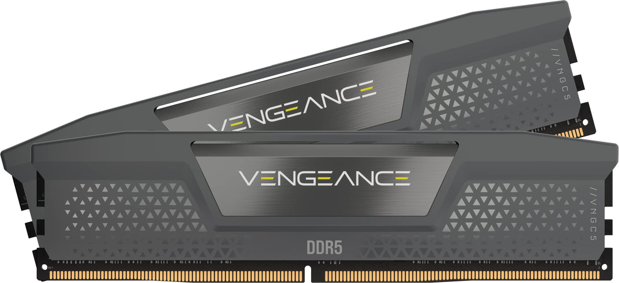 CORSAIR Vengeance DDR5 RAM 64GB (2x32GB) 6000MHz CL30-36-36-76 1.40V AMD Expo Intel XMP 3.0 Memoria de Ordenador de Sobremesa – Gris (CMK64GX5M2Z6000Z30)