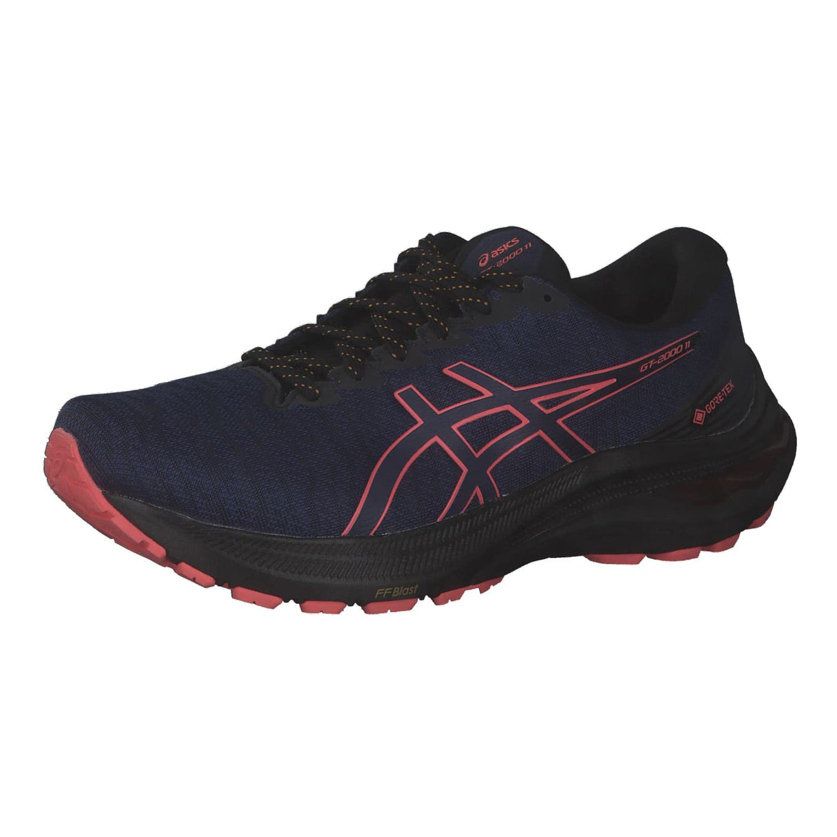 ASICS GT-2000 11 GTX, Sneaker Mujer, Negro/Azul ÍNDIGO, 37 EU