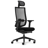 Sedus, Se:do Pro Light 2 - Silla de Oficina ergonómica, Membrana de Red, Color Negro, Soporte Lumbar, Soporte para el Cuello, Altura Regulable