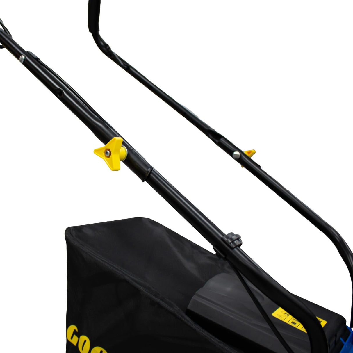Goodyear - Cortacésped a Gasolina 132cc OHV 4T, 3.35HP, Ancho Corte 39cm, Altura Ajustable 30-66mm, Bolsa 35L, Chasis Plástico, Arranque Manual, Ideal Jardines Medianos