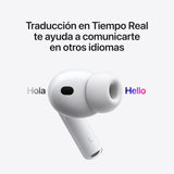 Apple AirPods Pro 3 Auriculares inalámbricos con cancelación Activa de Ruido, medición de frecuencia Cardiaca, Auriculares Bluetooth, Audio Espacial, Sonido de Alta fidelidad y Carga por USB-C