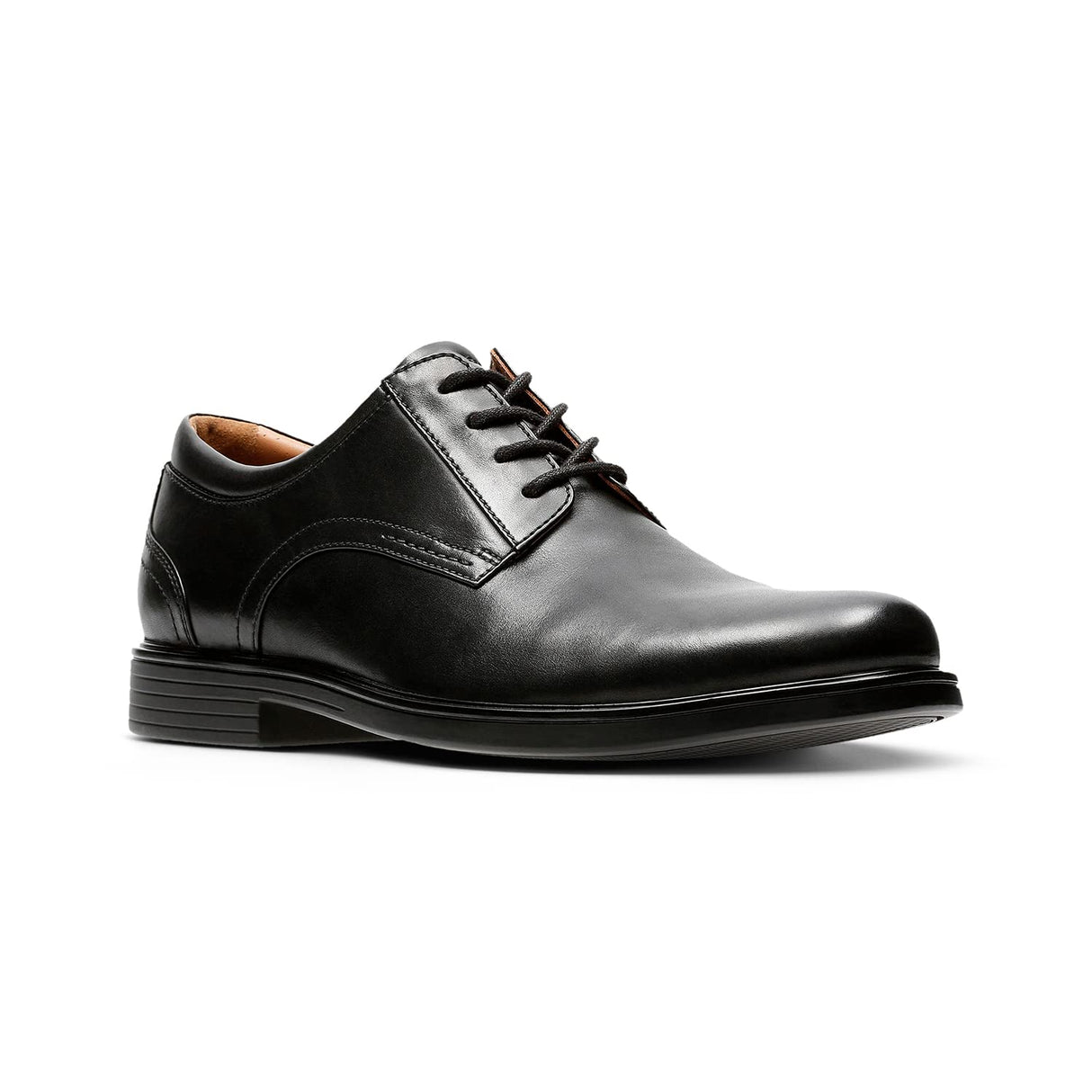 Clarks Un Aldric Lace Zapatos de cordones derby Hombre, Negro (Black Leather -), 42 EU