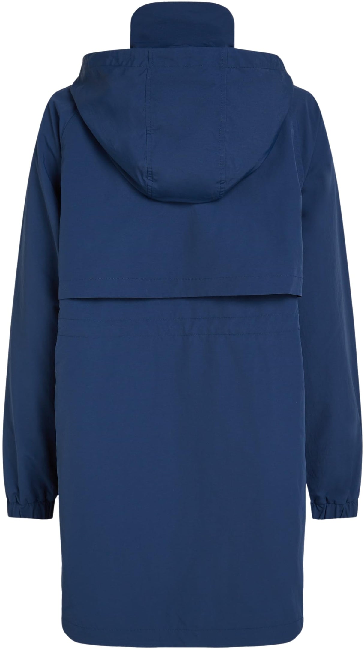 Tommy Hilfiger Cortavientos Mujer Nylon Waisted Cazadora larga, Azul (Night Sky), M
