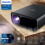 NeoPix 320, un proyector Inteligente True Full HD 1080p Nativo, con Aplicaciones precargadas, Reproductor Multimedia, Wi-Fi de Doble Banda, Bluetooth y un Potente Sistema de Audio 2.1