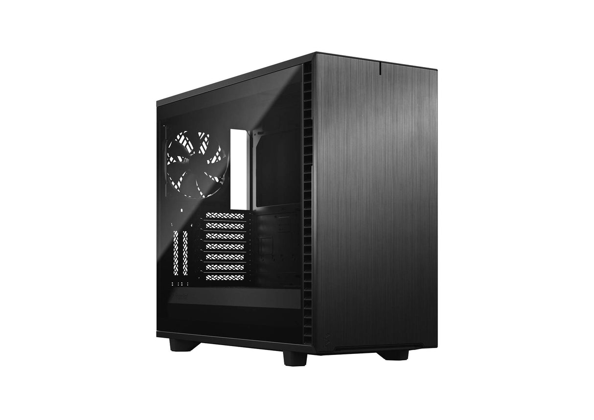Fractal Design Define 7 Black Brushed Aluminum/Steel E,ATX Silent Modular Dark Tempered Glass Window Mid Tower Computer Case