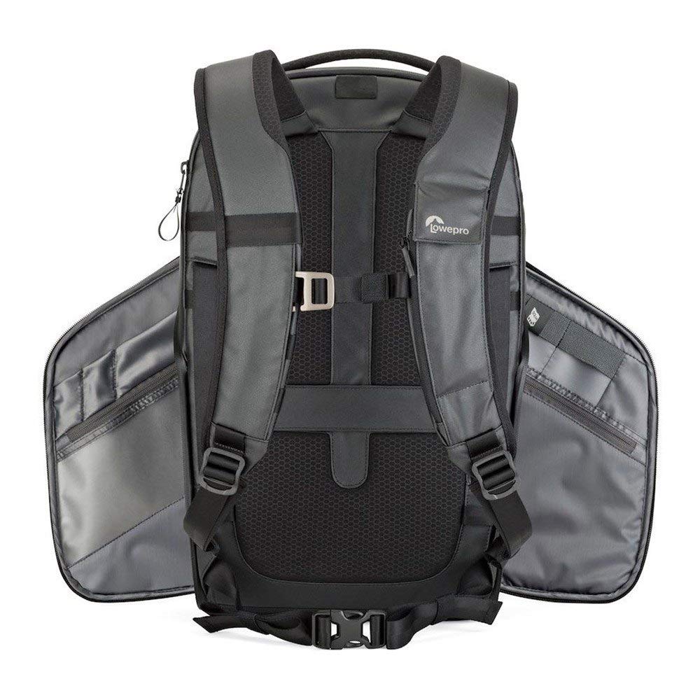 Lowepro Mochila para cámara Freeline 350 AW, Mochila versátil diseñada para Viajes, fotógrafos y videógrafos. para DSLR, sin Espejo, portátiles, Puente, CSC, Lentes y Equipo de Viaje., Black, 29 x 24