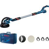 Bosch Professional GTR 55-225 - Lijadora de pared de yeso (550 W, plato lijador Ø 215 mm, hoja Ø 225, extensión incl. 170 cm, en maletín)