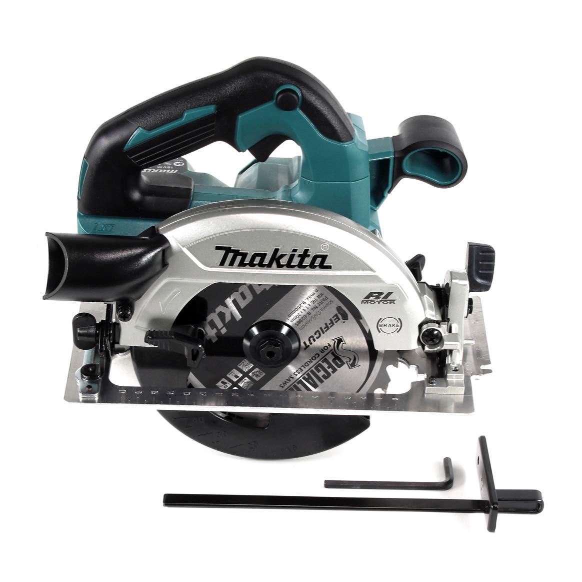 Makita DHS661ZU Sierra Circul. 18V Li Aws, Multicolor/sin baterías, sin cargador
