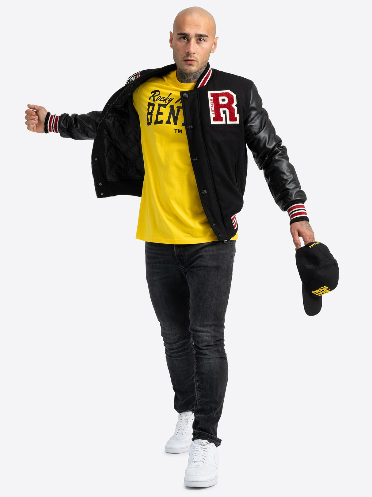 BENLEE Rocky Marciano Francis Chaqueta, Hombre, Negro, XX-Large