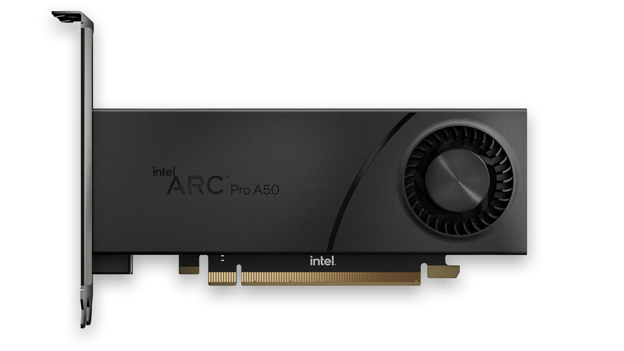 Intel GPU Arc Pro A50, tarjeta gráfica profesional, trazado de rayos, aprendizaje automático