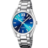 Festina Reloj Mujer F20622/I Boyfriend Caja de Acero Inoxidable 316l Plateado Correa de Acero Inoxidable 316l Plateado
