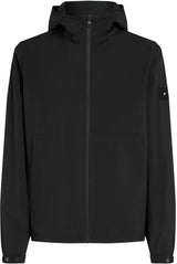 Tommy Hilfiger Cortavientos Hombre Hooded deportivo, Negro (Black), L