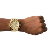 Diesel Reloj Split Acero Inoxidable en Tono Dorado con cronógrafo DZ4590