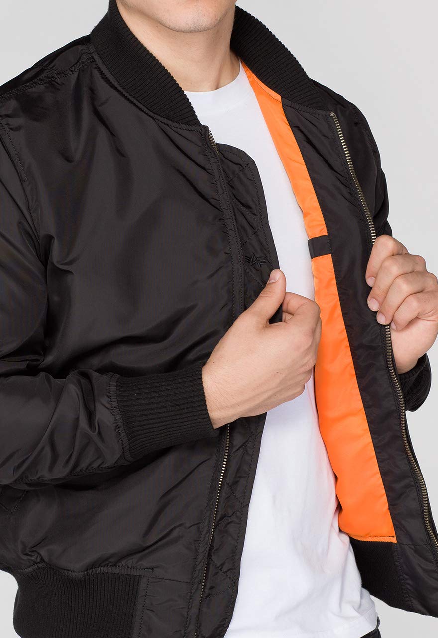 Alpha Industries MA-1 TT Chaqueta Bomber, Hombre, Negro (Black - 03), XL